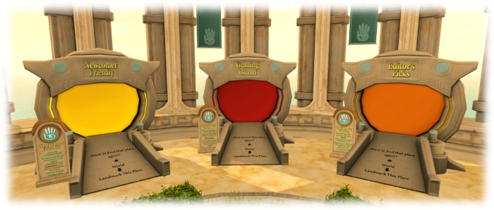 Incoming new users can find their way to the Gaming Islands via a dedicated teleport portal on the Social Islands